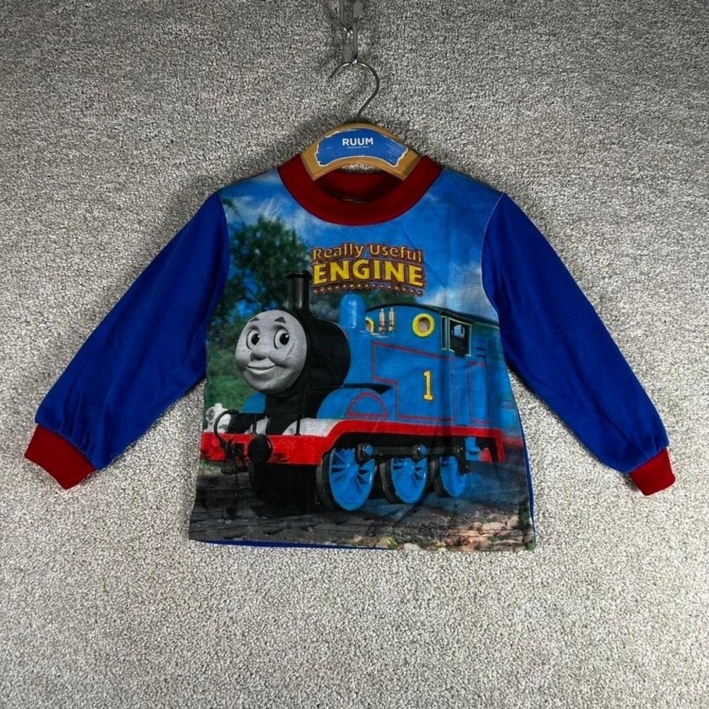 Vintage Thomas the tank engine 3t toddler long sleeve multicolor shirt